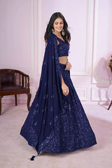 Festive blue  Lehenga Choli