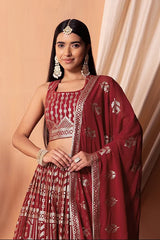 Traditional  Embroidered Lehenga choli