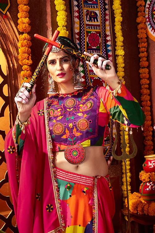 Multi Color Navratri Garba