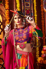 Multi Color Navratri Garba