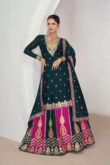 Chinon Silk Designer Salwar Suit