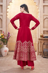 Festive Red Salwar