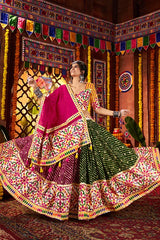 Colorful Mirror Work Chaniya Choli