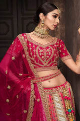 dulhan lehenga choli with dupatta