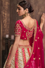 heavy work lehenga 