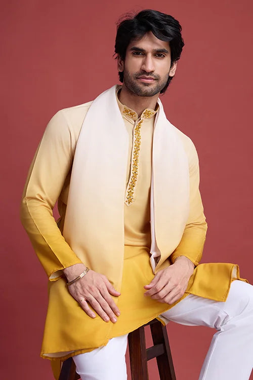 Kurta with Mirror Work