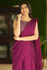 Gown style Saree