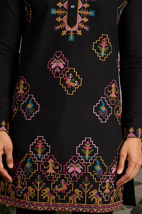 Black Kurta for Wedding