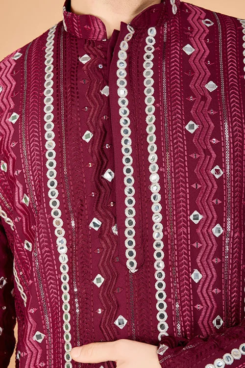 Embroidered Mens Kurta