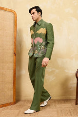 Velvet Jacket and Pant Set Men