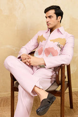 Pink Sequence Work Jacket