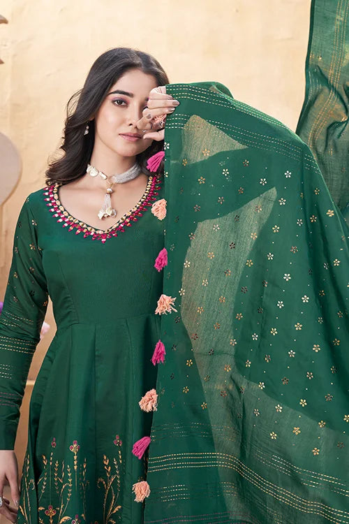 Green Designer Salwar Suit