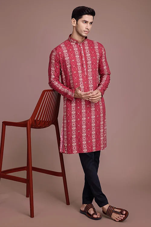 Stylish Men's Kurta Perfect for Navratri Festival Celebrations