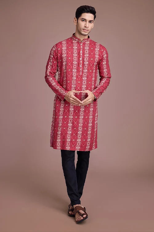 Stylish Men's Kurta Perfect for Navratri Festival Celebrations