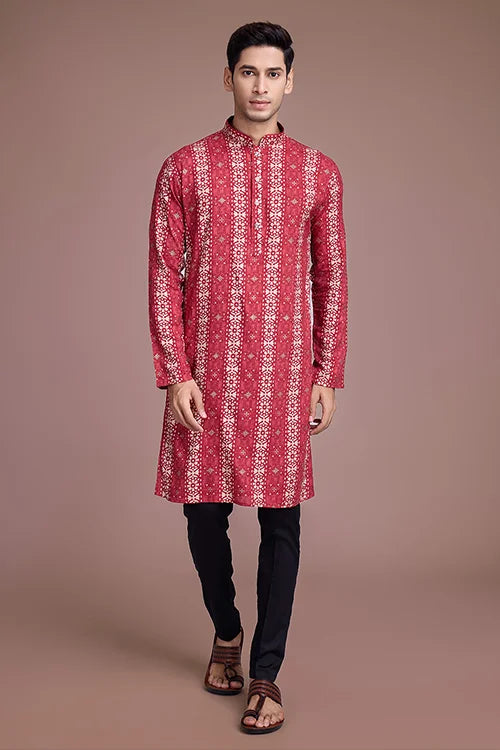 Stylish Men's Kurta Perfect for Navratri Festival Celebrations