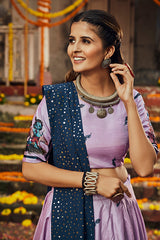Digital Printed Work Navratri Lehenga