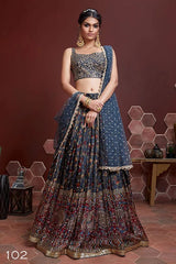 Blue Lehenga