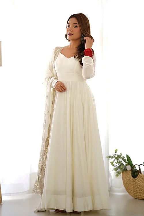 Elegant Full Flair Anarkali Gown