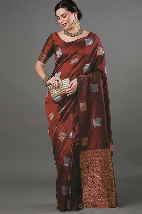 TRADITIONAL MAROON OUTFIT FOR WEDDING