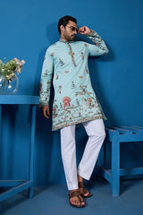 Elegant Sky Kurta for Men