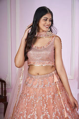 Soft Net Bridal Lehenga Choli