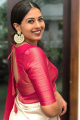 stitched saree