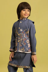 Kids Ethnic Kurta with Koti