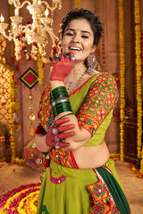 Vibrant Green Chaniya Choli