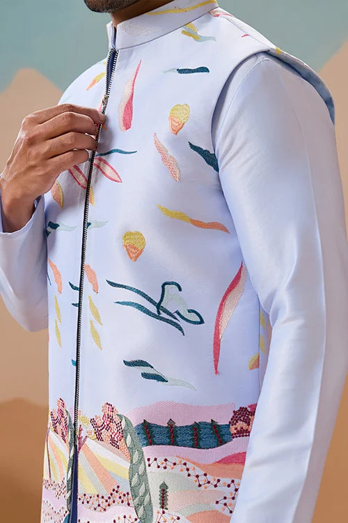 Sky Blue Kurta for Men