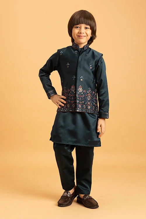 Mirror Work Kurta for Kids