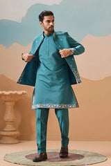 Rama Green Ethnic Outfit
