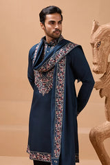 Teal Blue Men’s Kurta