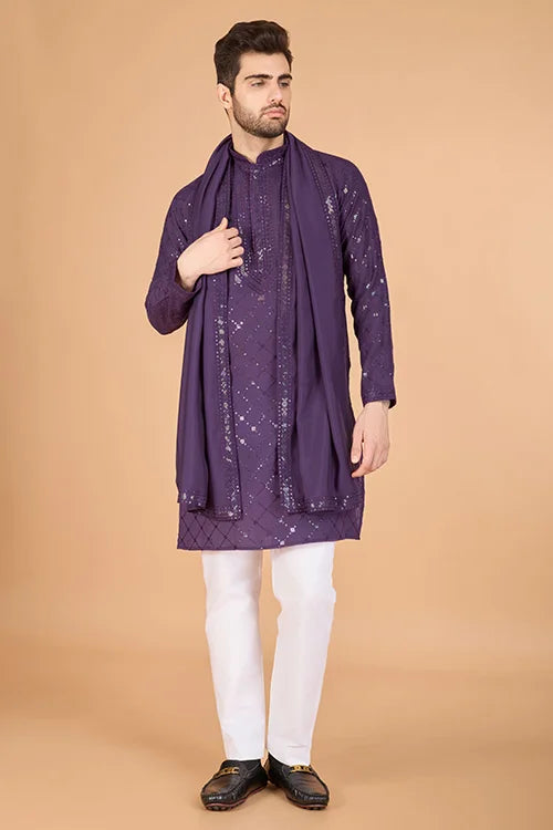 Viscose Silk Kurta