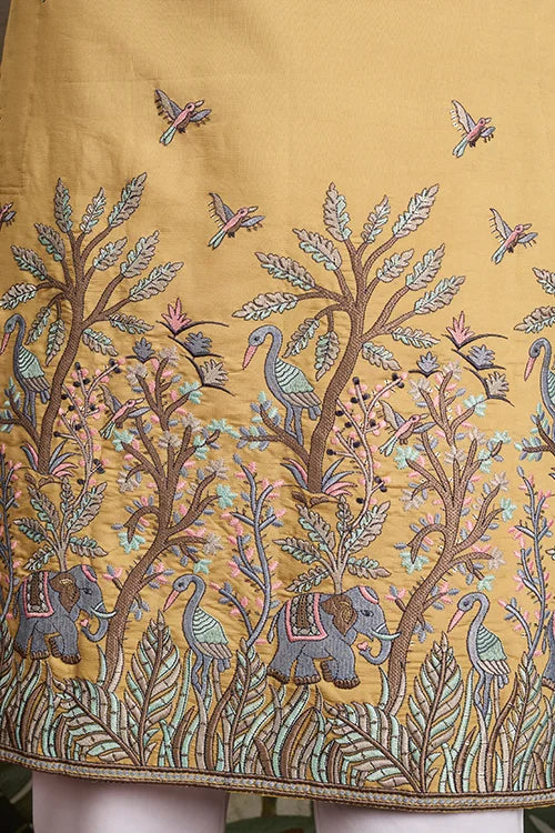 Yellow Kurta for Men