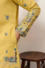 Haldi Yellow Mens Wear Kurta