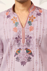 Royal Look Lavender Kurta