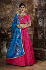 Pink Lehenga Choli