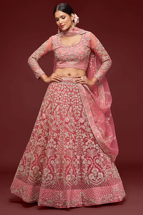 Fantasy Rose Color Lehenga Choli