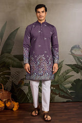 Dusty Purple Kurta for Mens