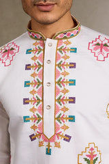 White Kurta for Mens