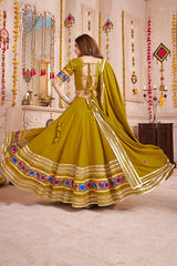 Fluorescent Green Chaniya Choli