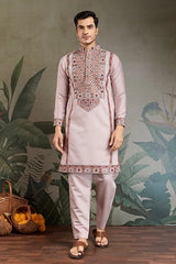 Dusty Pink Men's Kurta