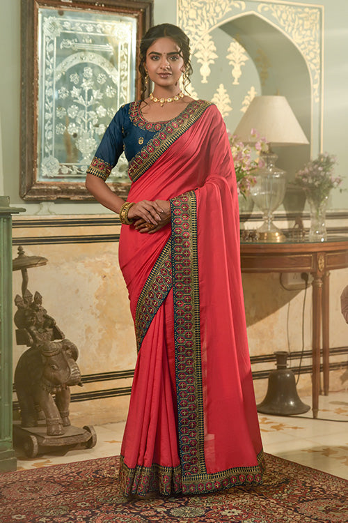 Heavy Bengalori Designer Embroidered Lace work Saree Collection