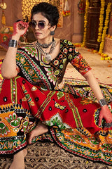Maroon Cotton Chaniya Choli