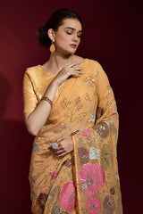 Designer georgette saree
