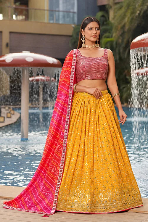 Yellow Bridal Wear Collection
