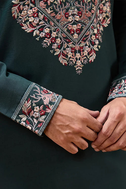 Green Traditional Kurta for Men