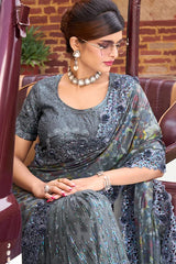 Beautiful sari with blouse