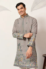 Traditional Look Grey Kurta