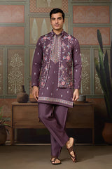 Designer Dusty Purple Kurta